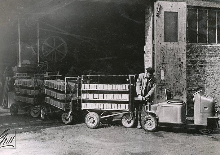 Foto Los sistemas de trenes de remolque automatizados garantizan eficiencia, ergonomía y valor añadido.